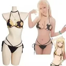

My Dress Up Darling Marin Kitagawa бикини косплей костюм женский купальник для ролевых игр купальники наряды костюмы для вечеринки на Хэллоуин
