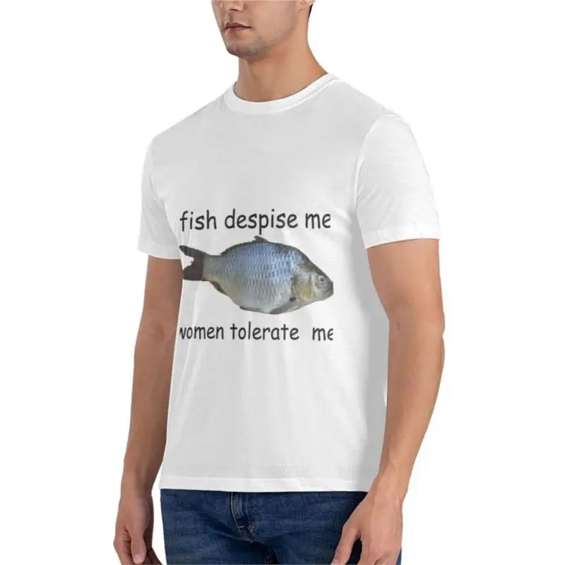 Fish despise me women tolerate me lesbian hat Classic T-Shirt mens t shirts pack plain t-shirt