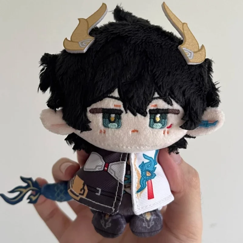 Genuine Honkai Star Rail March 7th & Dan Heng Plush Dolls Small Sitting Pose Hanging Ornament by Tenghuang Animation Anime Gifts