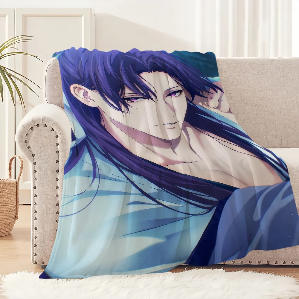 

anime The a-Apothecary d-Diaries J-Jinshi sama Flannel warm soft plush blanket for sofa living room office bedroom travel gift