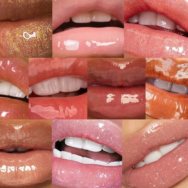 6 Color Matte Liquid Pearl Lip Gloss Waterproof Transfer Proof Non Sticky Formula Long Lasting Shine for All Day Wear Comfort