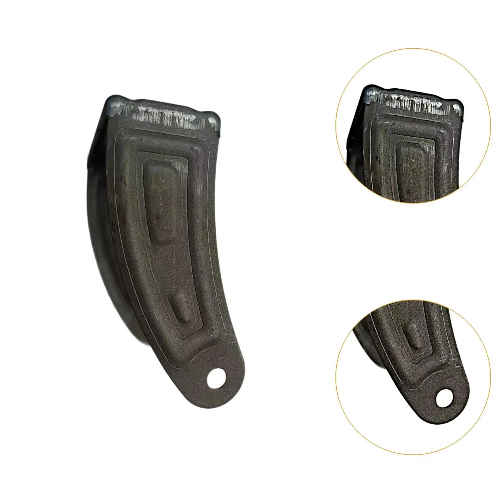 Trolley Fork Foot Metal Accessory Lightweight Wear Resistant Hardware for Folding Trolley Garden Cart Wheelbarrow