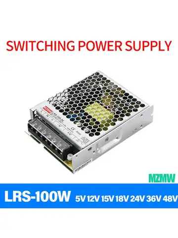 Alimentatore Switching 100W 110V/220V AC a DC 5V 12V 15V 18V 24V 36V 48V singola uscita SMPS LRS-100-5 LRS-100-12 LRS-100-24