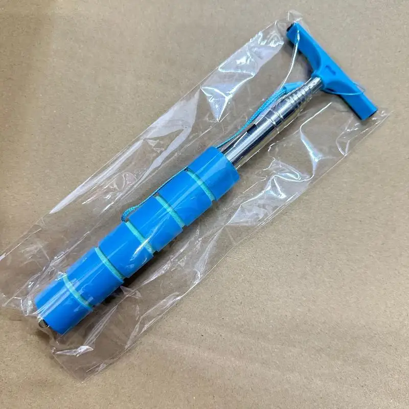 Retractable Car Windshield Ice Scraper Nonslip Grip Extendable Stainless Steel Rod For Winter Snow Frost Removal
