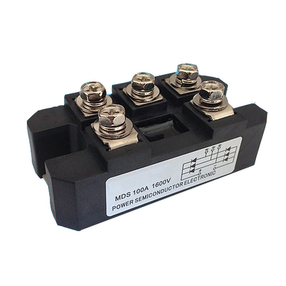 

MDS100A AMP 1600V three phase diode rectifier bridge 100A rectifier module control diode rectifiers function for generator