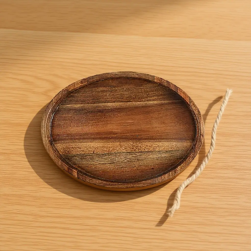 

Деревянный овальный поднос с ручками, маленькая сервировочная тарелка из массива дерева для чая, фруктов, десертов, кофе, декора стола, закусок