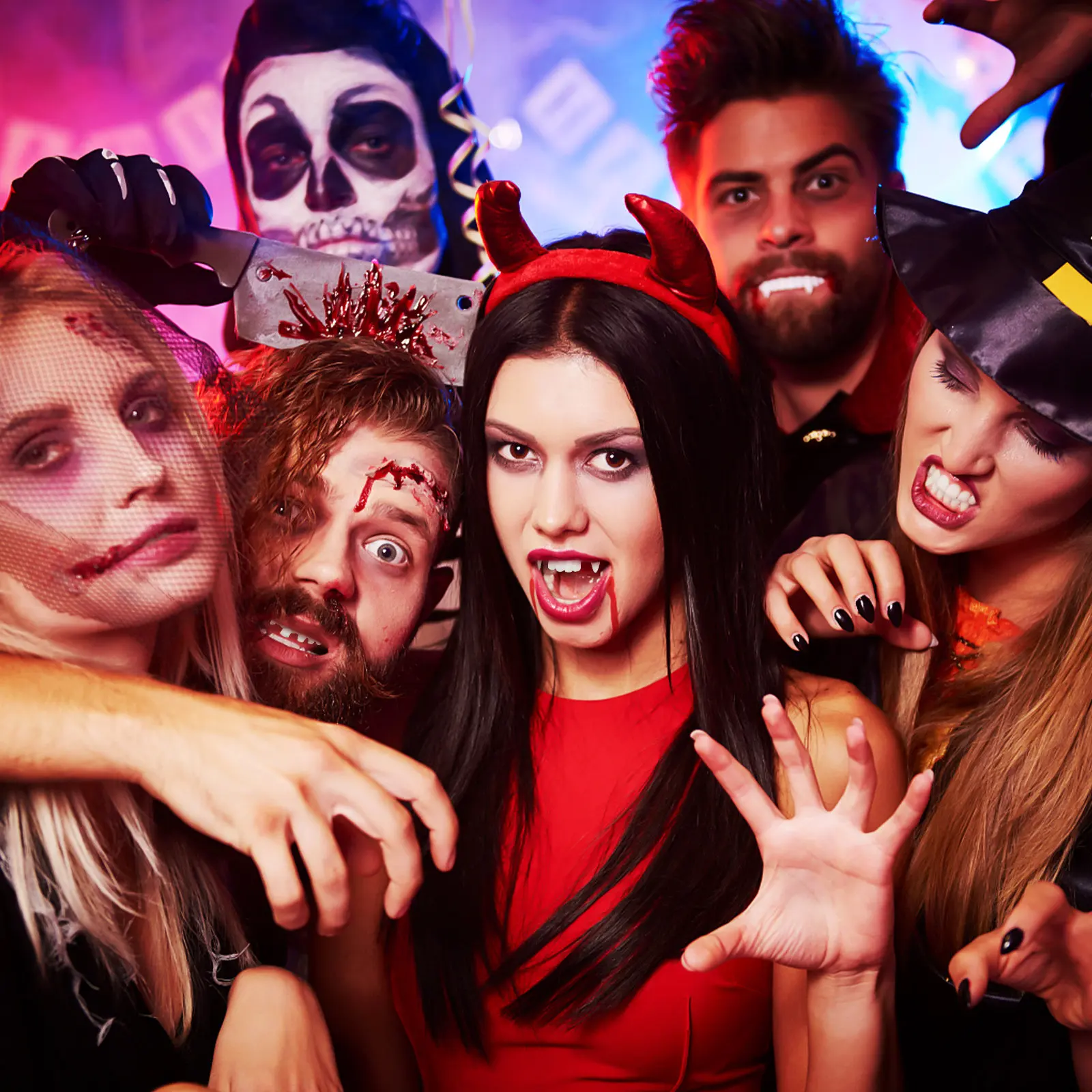 12 Piezas de Dientes de Vampiro Falsos para Halloween, Accesorios de Disfraces, Broma de Fiesta, Dientes de Zombi Feos, Decoración de Disfraces, Dientes Divertidos