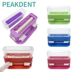 Dental Micro Applicator Dispenser Holder Disposable Brush Stick Cotton Tip Dentistry Storage Box Organizer Case Dentist Material