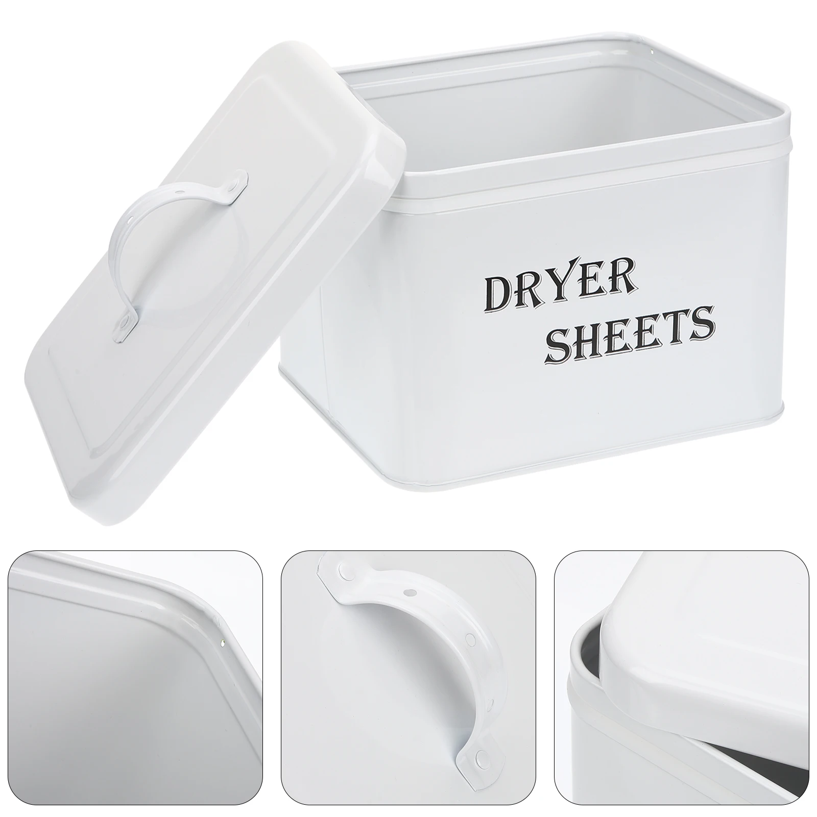 

Metal Dryer Paper Storage Box Container Organizer Multifunctional Room Fashion Design Sturdy Practical Long Lasting Keeps Fresh