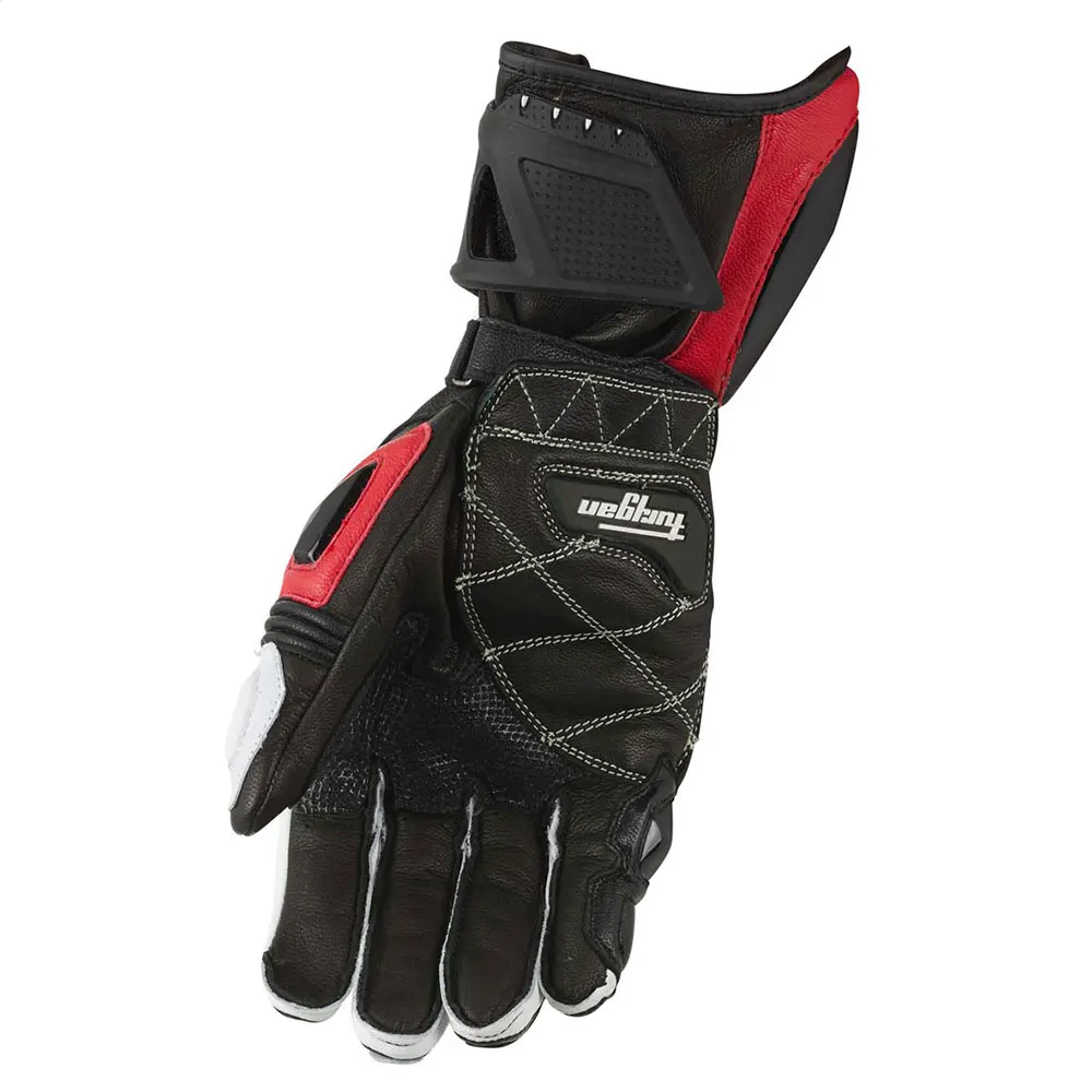 Echt leder Motorrad handschuhe atmungsaktiv Voll finger Guantes Luvas Outdoor Sports chutz Verschleiß festes Rennfahren