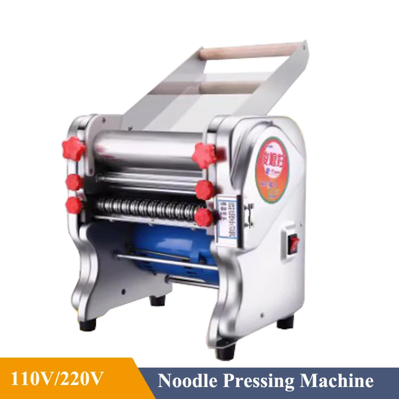 16CM 18CM 20CM 22CM Blade Electric Stainless Steel Pasta Maker Machine Noodle Making Machine Dough Sheeter Dough Roller