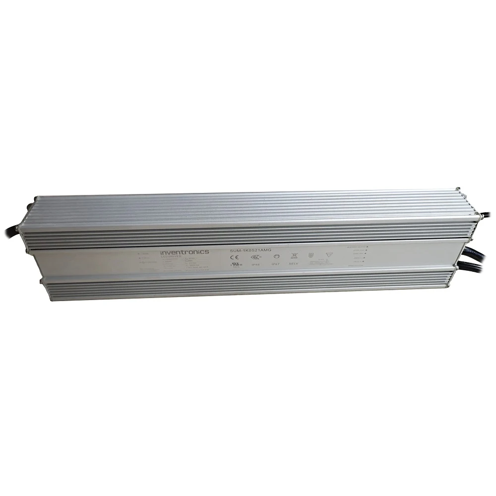 Horticultura Led Grow Light Inventronicics Driver 1000W Regulável 0-10V 5 anos de garantia SUM-1K0S21AMG 1000W Led Driver