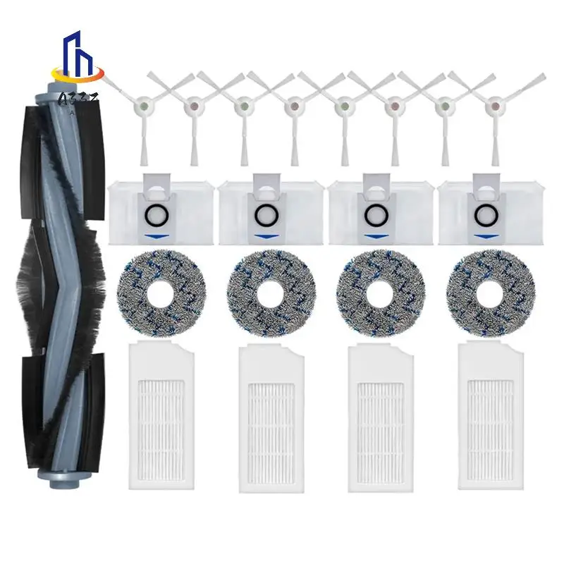 

A33Z-Для Ecovacs Debot X1 OMNI, T10 OMNI, X1 TURBO, T10 TURBO, DBX53 Запасные части Мешок для пыли Фильтр Основная боковая щетка Швабра