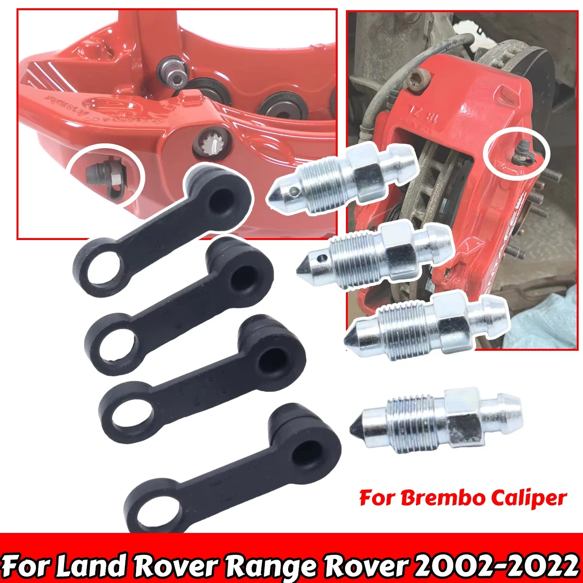 

Front Left Right Caliper Bleed Nipples Screws Repair Kit Valves Car Accessories For Land Rover Range Rover 2002-2022 0004214365