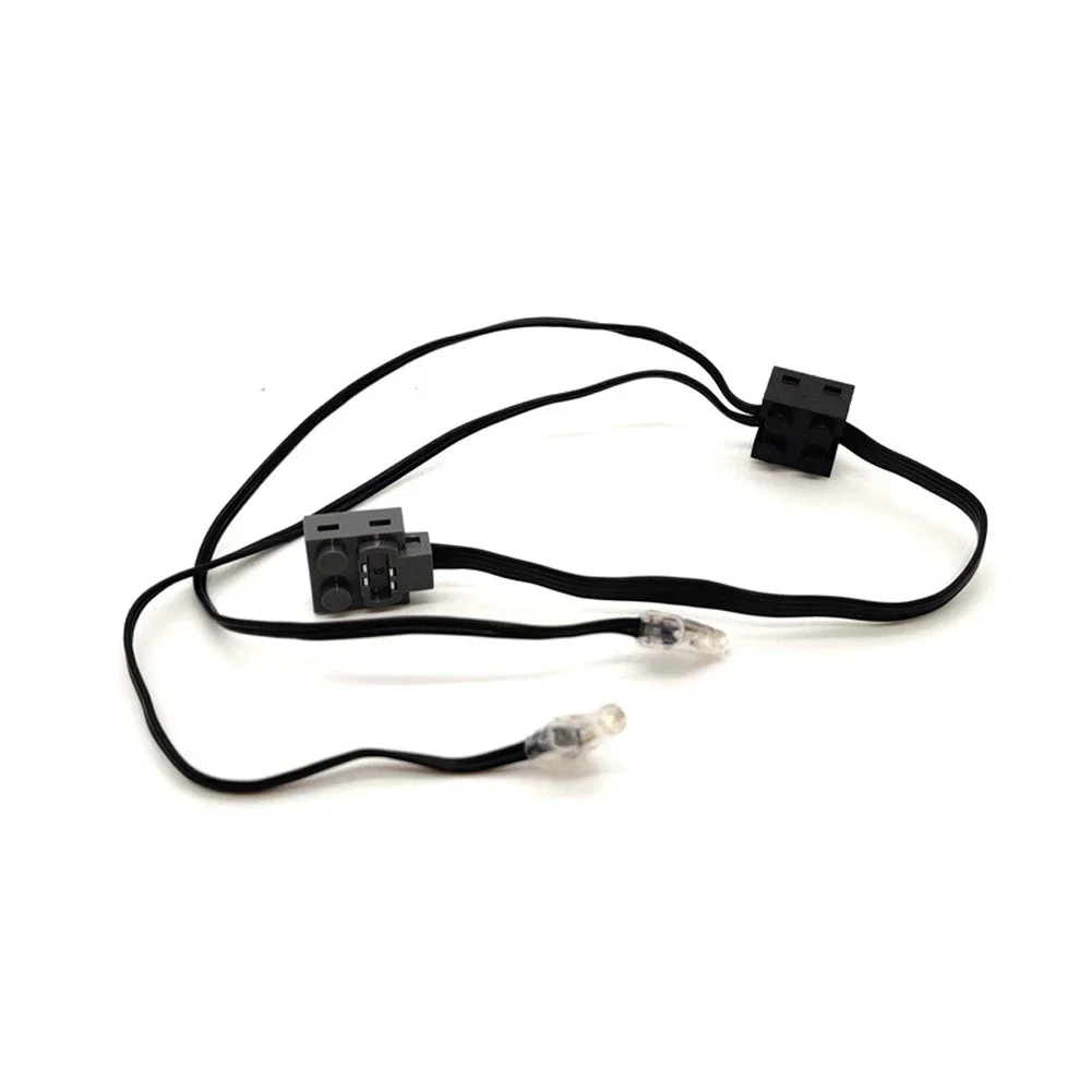 1/2/5/10 pièces fonctions d'alimentation pièces lumière LED lien ligne câble MOC blocs de construction compatibles Legoeds moteurs interrupteur 8869 voiture Train