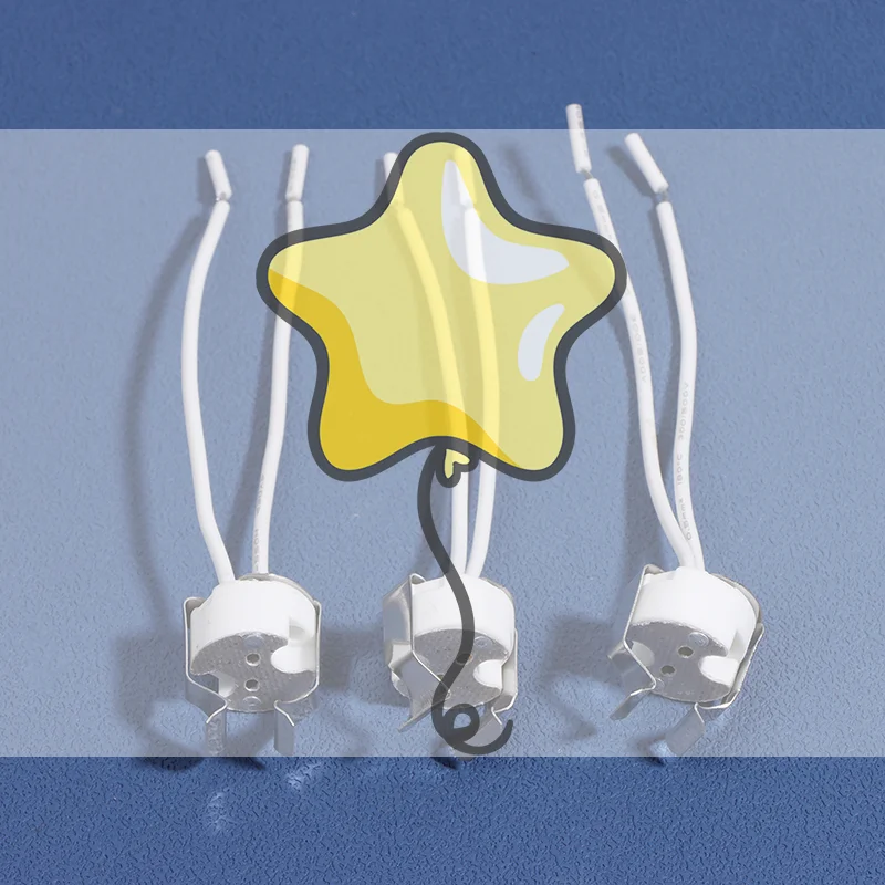 

3Pcs MR16 GU5.3 G5.3 Socket MR16 Socket Lamp Holder With Bracket LED Halogen Gu5.3 Light Socket White 10cm Silicone Cable
