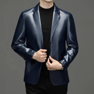 الرجال الجلود الأصلية الأغنام الفراء سترة عارضة صغيرة عالية الجودة الخريف والشتاء الجديد أفضل 10 معاطف شتوية من جلد الغنم للرجال مبيعا - No9