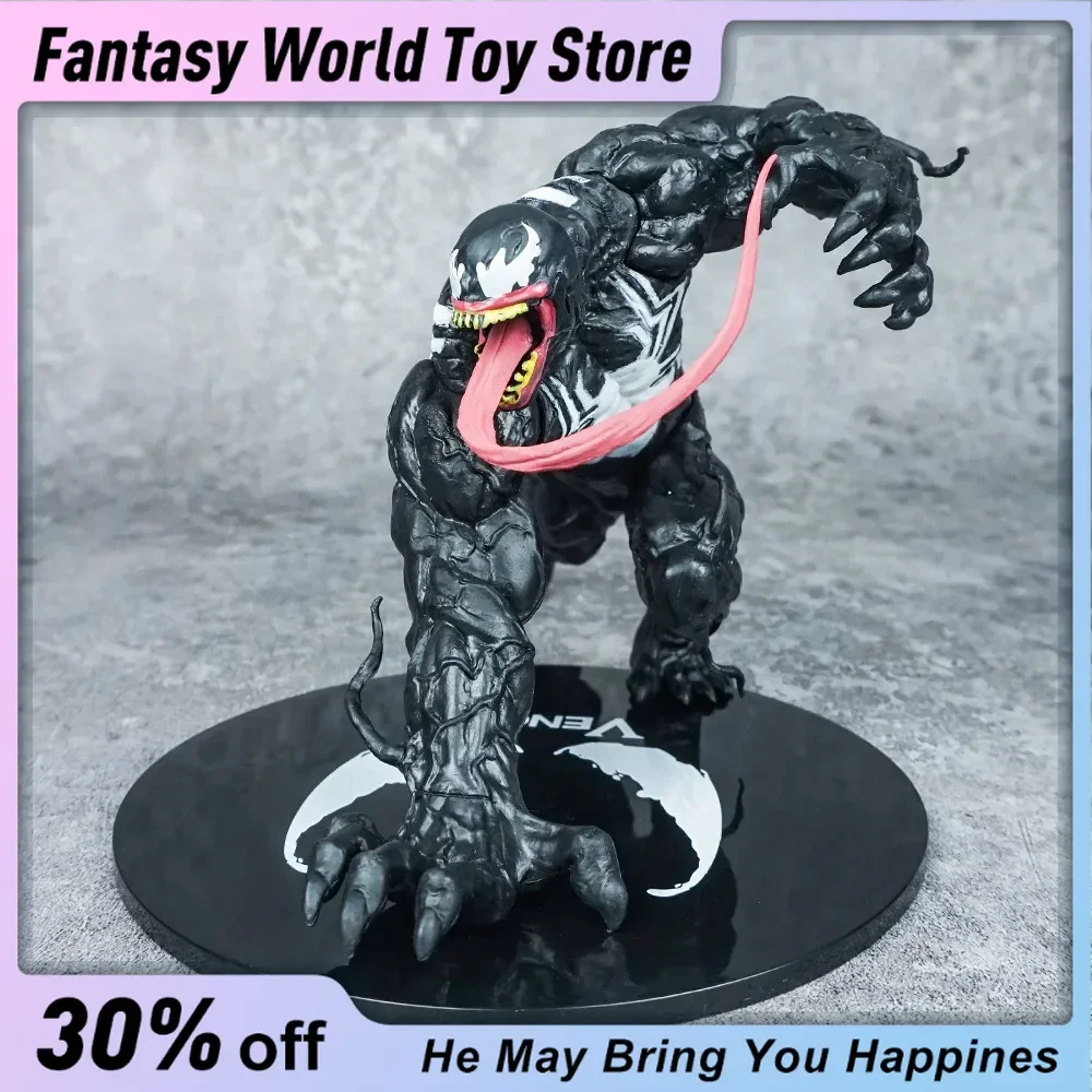 Figura de acción increíble de Spider-man Venom de 12,5 cm, modelo de animación de la Liga de los villanos, colección de adornos, juguete de regalo de exhibición de escritorio