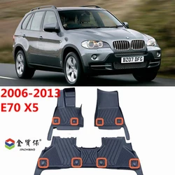 Use for 2006-2013 BMW E70 X5 custom car All-Weather car Floor Mat Trim to Fit For BMW X5 E70 waterproof trunk mat X5 floor mat