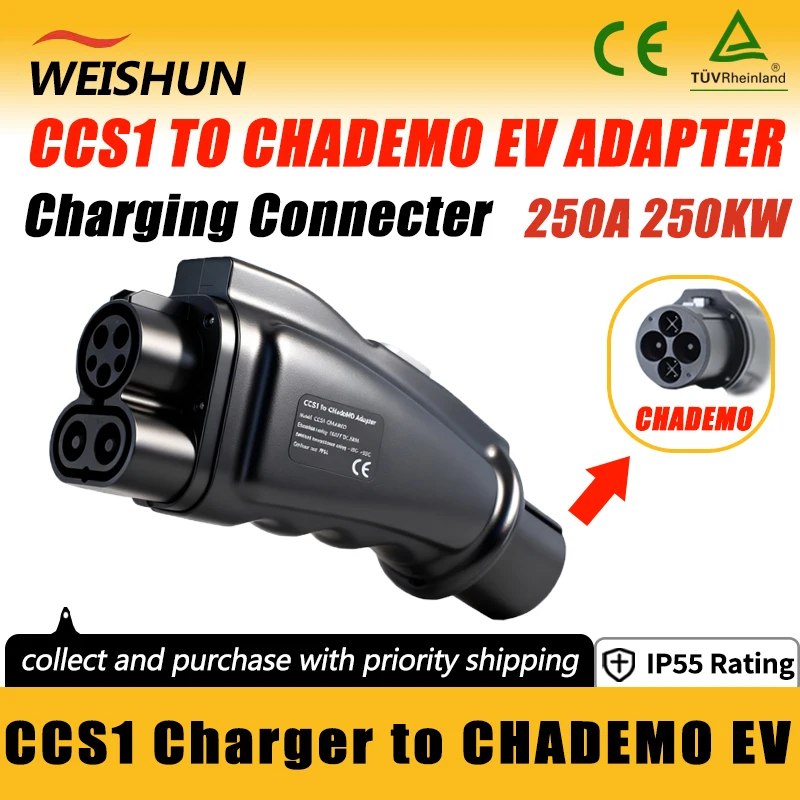 CCS1 TO CHADEMO EV Adapter Electric Vehicle Charger Connecter for CCS1 Charger To CHADEMO Electric Car Adapter