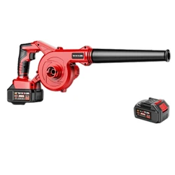 Garden Cordless Blower with Battery Vacuum Clean Air Blower for Dust Blowing Dust Computer Collector 21V Hand Operat Power Tool