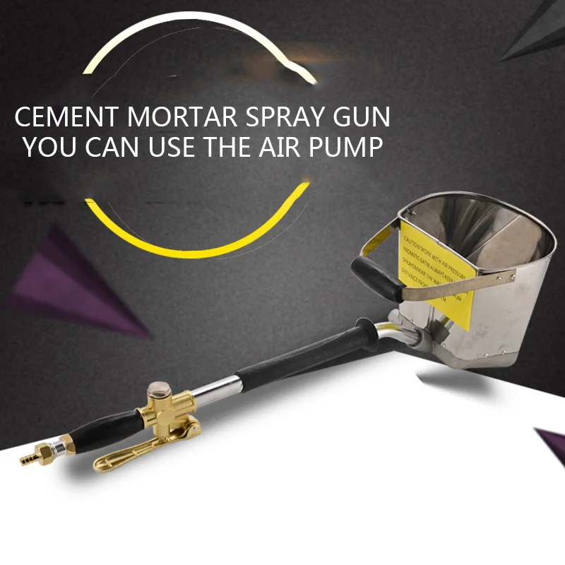 New Type Pneumatic Cement Mortar Spray Gun Special Putty Spraying Machine For Roof And Wall Multifunctional Plaster Funnel Gun