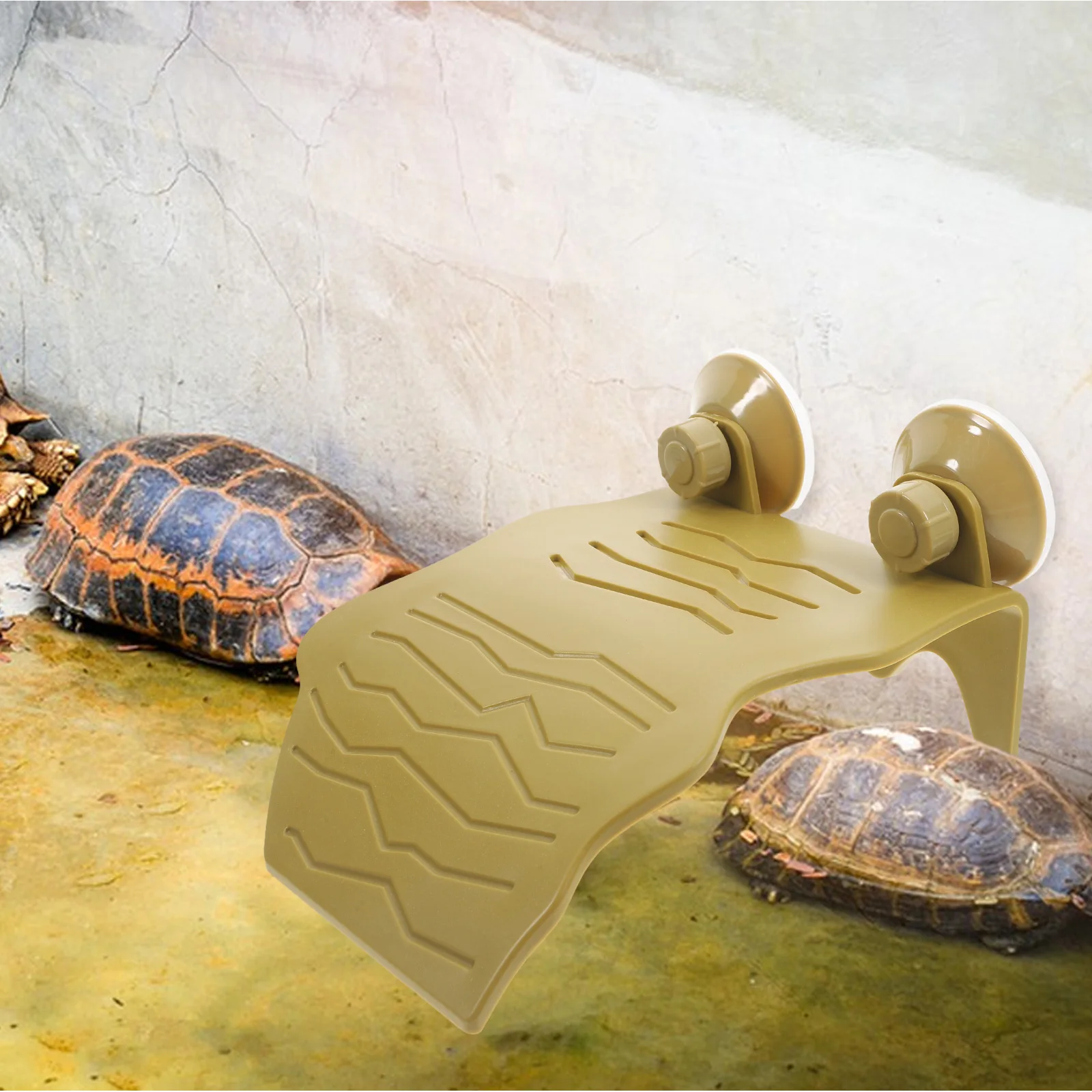 

Turtle Terrace Plastic Habitat Aquarium Decorations Floating Island for Turtles Fish Tank Platform