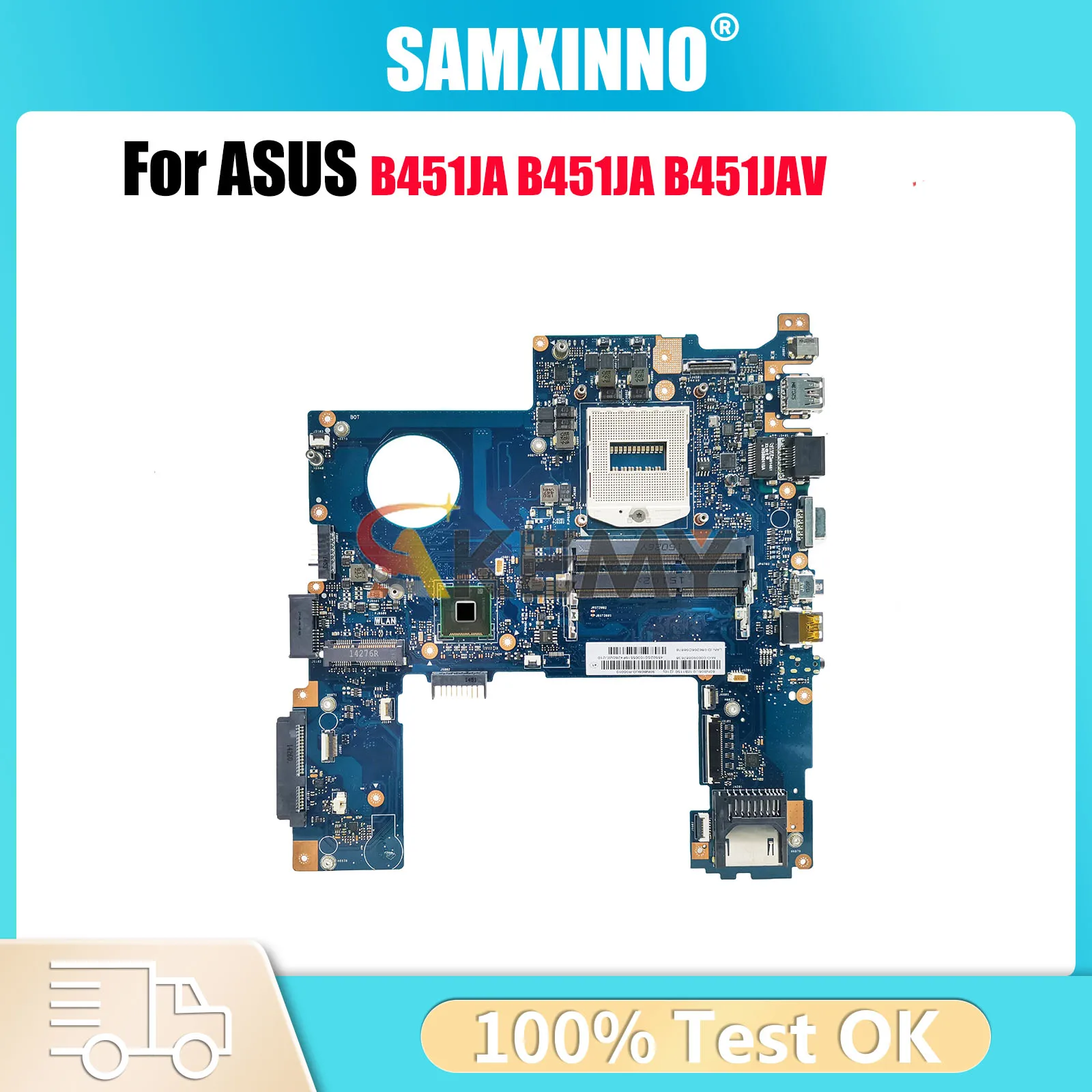 

B451JA Материнская плата для ноутбука ASUS ExpertBook B451JA B451JAV B451J Материнская плата для ноутбука в наличии 100% тестирование ОК быстрая доставка