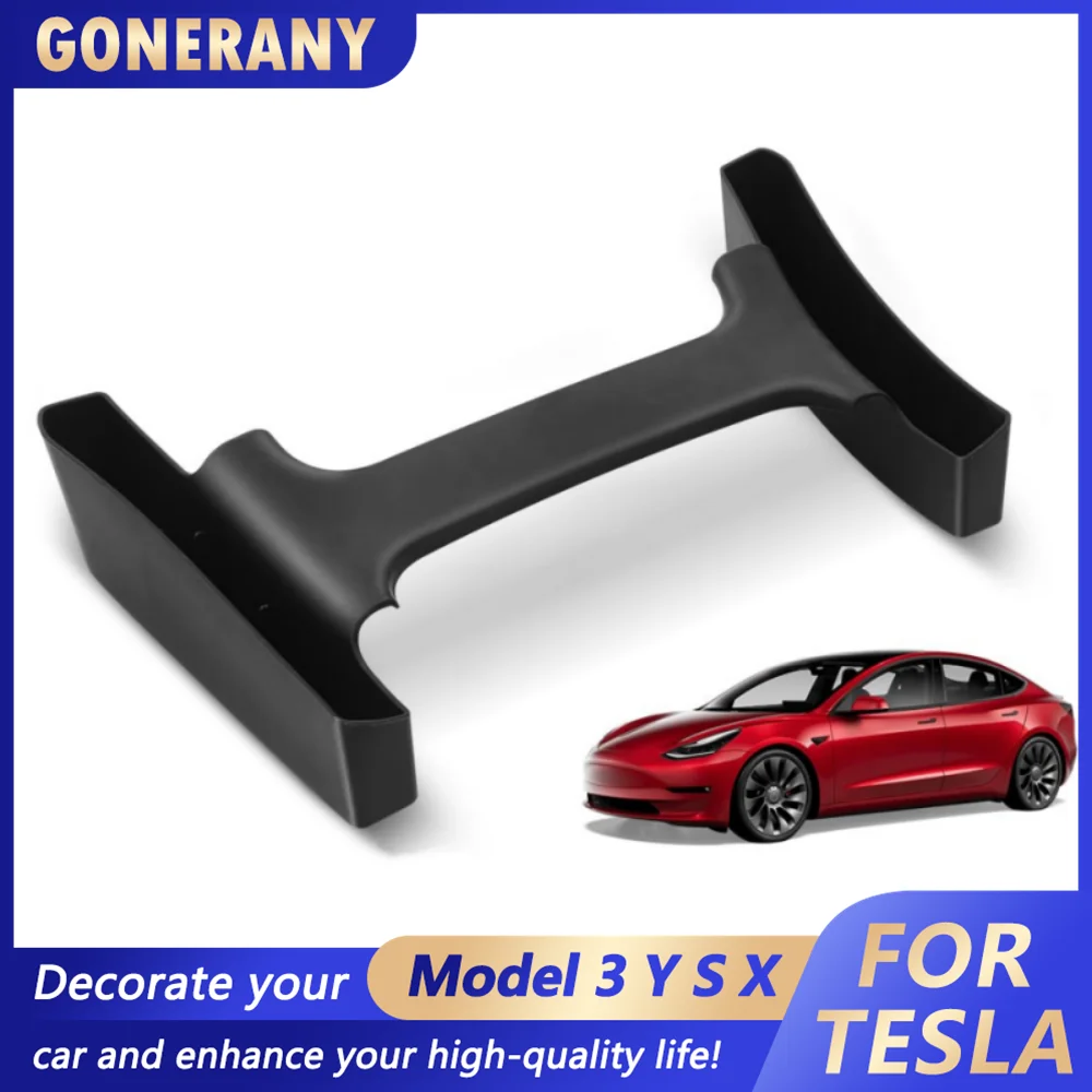 

For Center Console Side Organizer Tray Tesla Model Y 3 2023 - 2017 Armrest Storage Box Console Side Tray Accessories