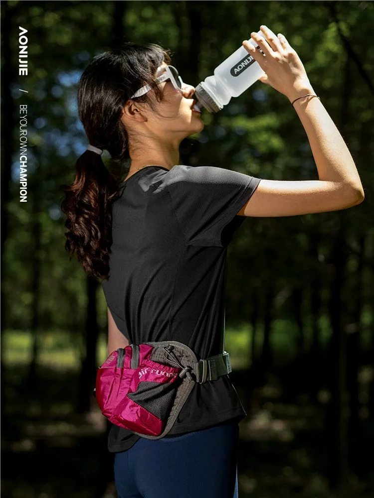AONIJIE E809 Outdoor Waist Bag Women Men Sports Belt Fanny Pack Can Hold 600ML Bottle For Running Marathon Walking Gym Jogging