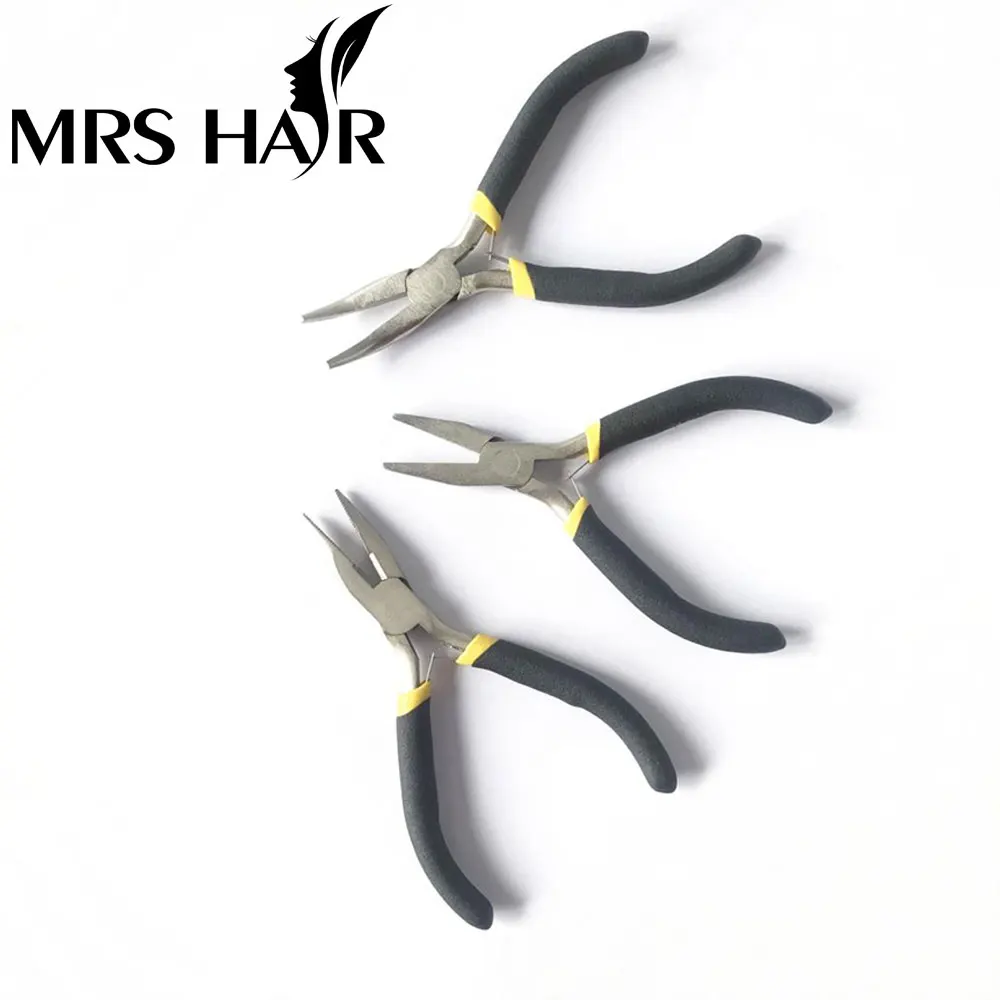 Microlink Hair Extension Metal Steel Pliers I-Tip Hair Extension Micro Nano Ring Hair Rings Hair Plier Microlink Hair Extensions