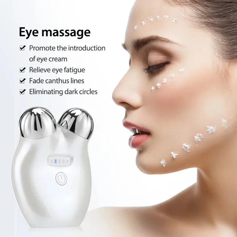 Masajeador de Lifting Facial EMS, masaje adelgazante de doble mentón, estiramiento de microcorriente, antiarrugas, antienvejecimiento, vibración, cuidado de la piel Facial en V