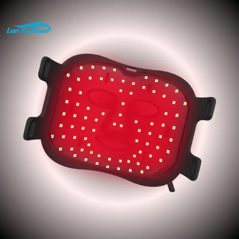 

New Trending Home Use Silicone LED Facial Neck Mask 850nm In-frared 7 Colors Red Light Therapy for Acne Treatment Whitening Face