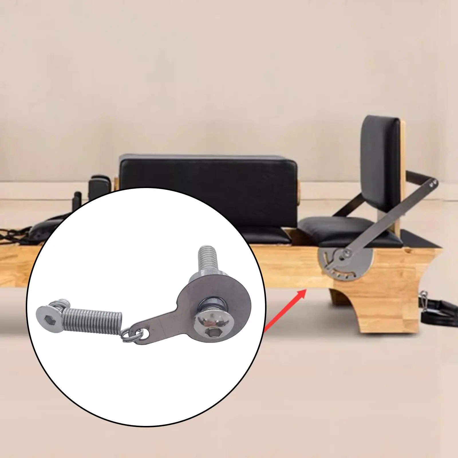 Pilates Reformer Fixed Rod Screw Directly Replace Fixing Spring Screw