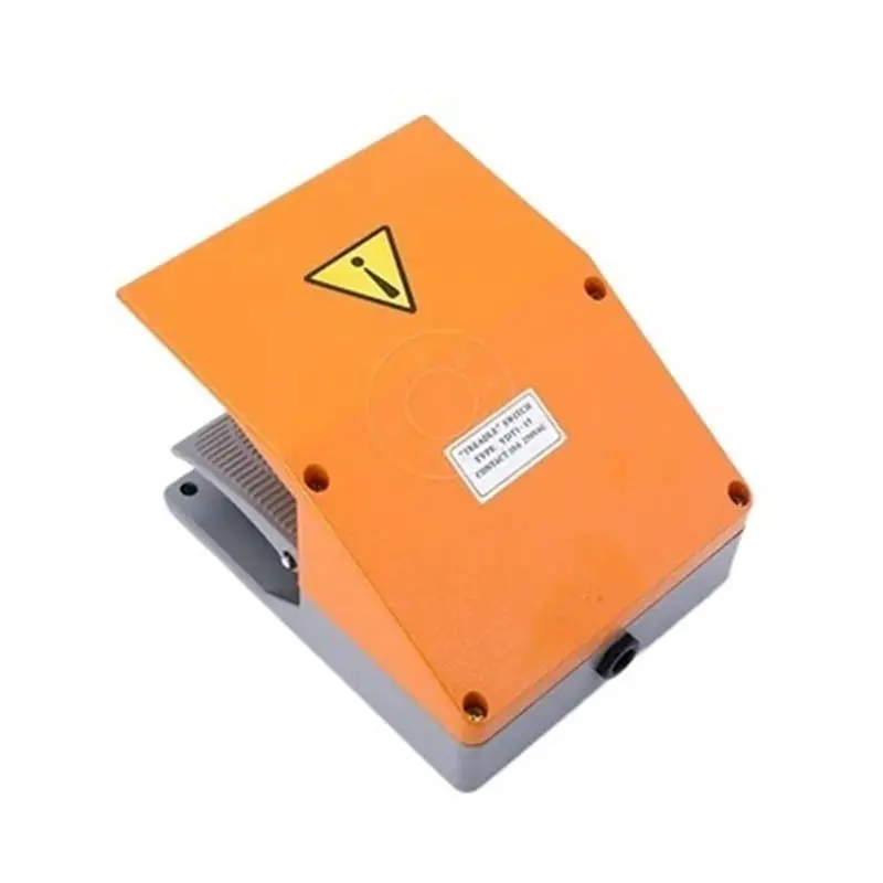 AB46-YDT1-15 Dual Treadle Control Foot Treadle Switch Comtrol 250V 380V 10A Momentary Pedal For Bending Machine Punch