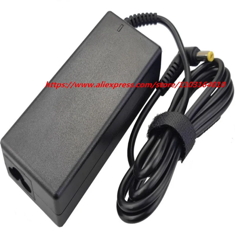 حقيقي PA-1650-22 ل Liteon محول التيار المتردد 19 فولت 3.42A 65 واط 5.5x1.7 مللي متر محول الطاقة لأجهزة الكمبيوتر المحمول أيسر مع طرف 5.5x1.7 مللي متر