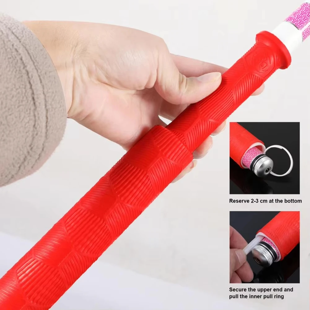 1 piece of luminous silicone anti slip fishing rod handle set, suitable for outdoor activities such as night fishing - view 3