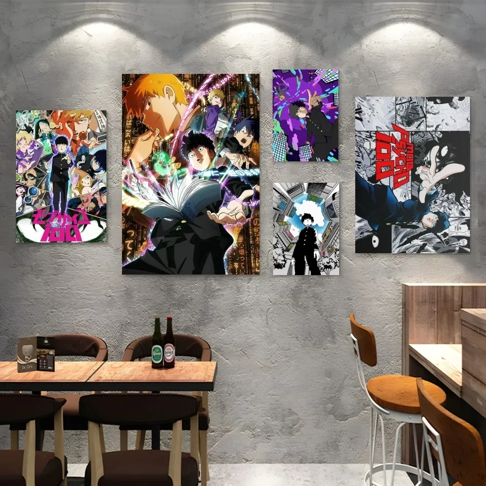 

Anime Mob Psycho 100 Poster Art Self-adhesive Art Big Poster HD Quality Poster Wall Art Painting Study Wall Decor