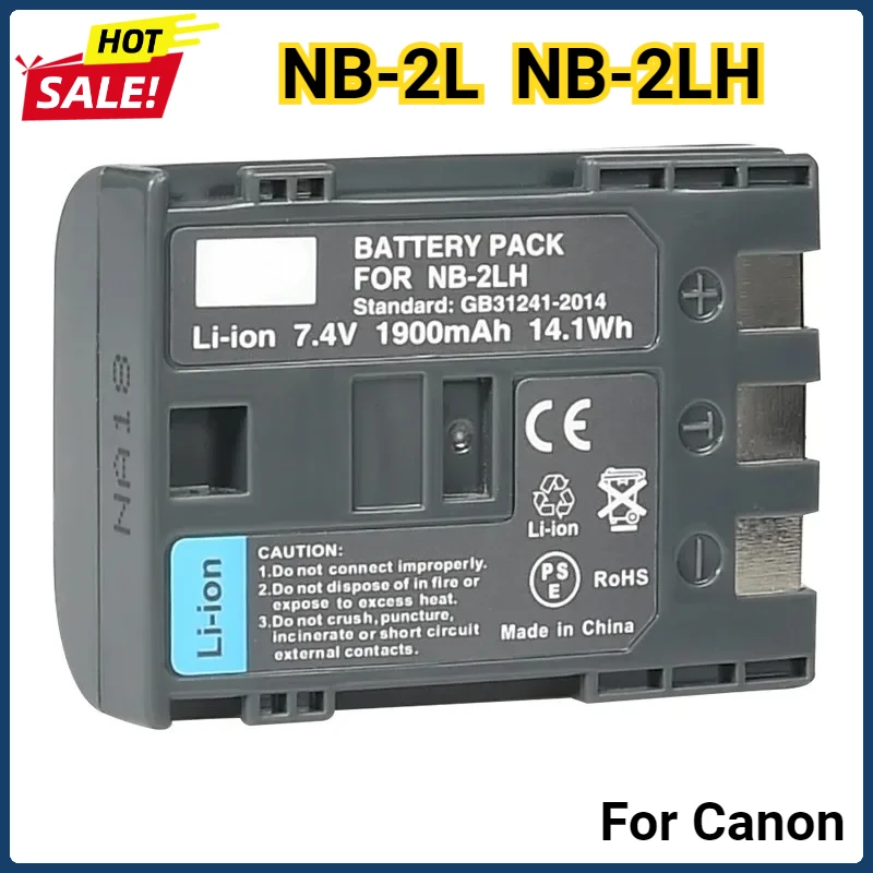 1900Mah NB-2L NB2L …