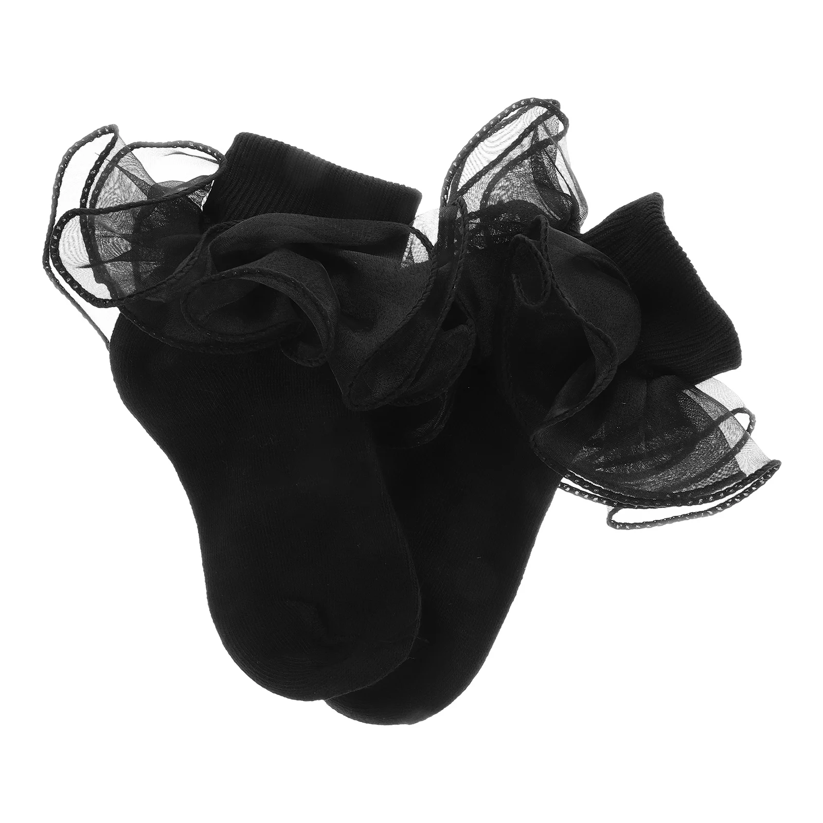 

1pcs Lace Frilly Ruffle Elastic Thin Breathable Everyday Spring Kids Ruffle Socks Girl Summer Comfortable Kids