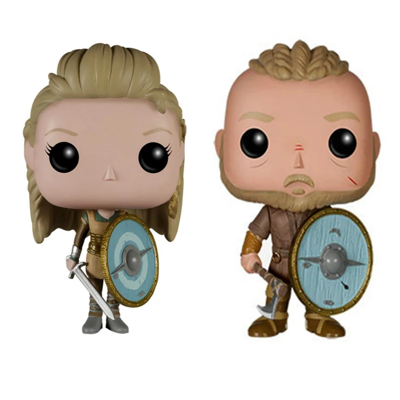 Vikings Ragnar Lothbrok 177  Lagertha 178 Seer 181 Vinyl Figure Model Toys Gifts