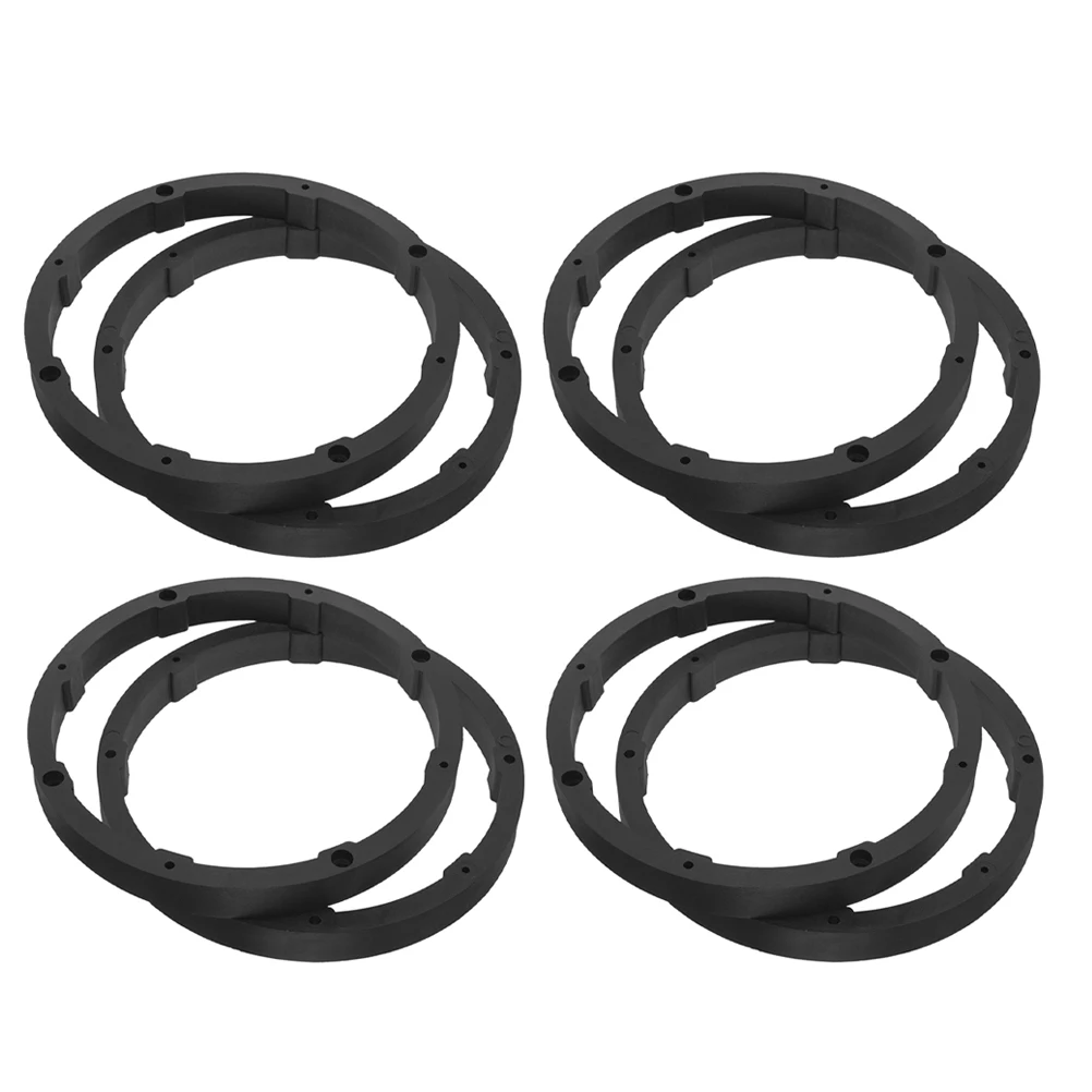 سيارة مكبر صوت الوسادة 6.5 بوصة البلاستيك فاصل خواتم الأسود تصاعد محول العالمي صالح الباب مكبرات الصوت جودة الصوت الرنين