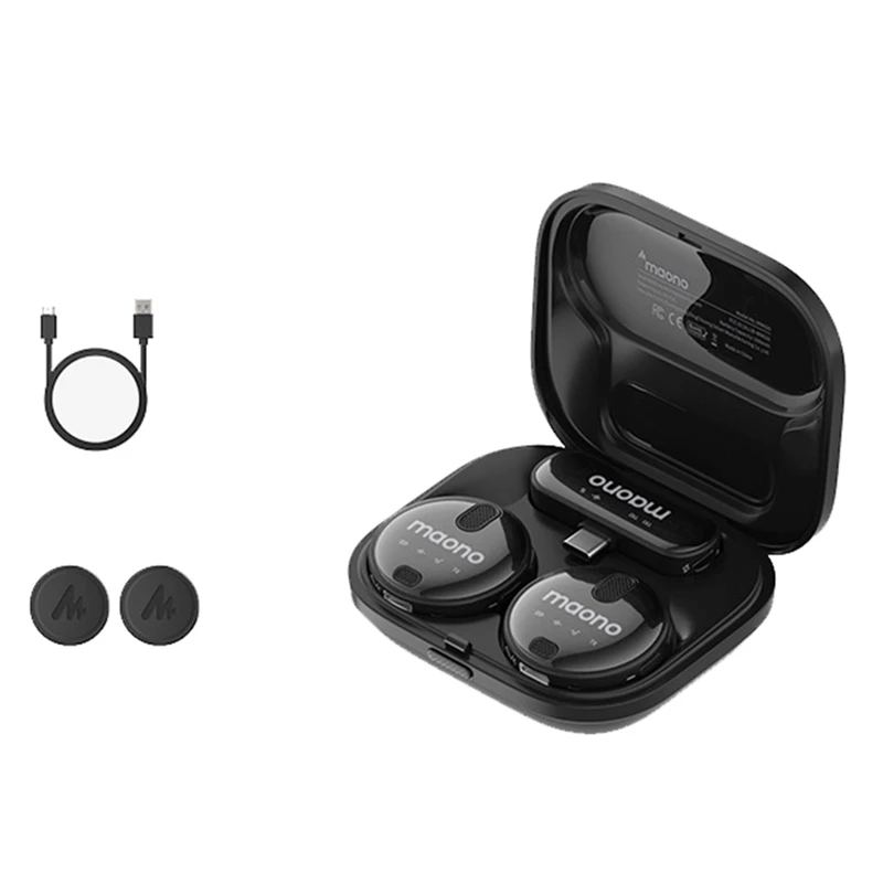 

A46Z Maono WM620 PB2 Phone Wireless Lapel Microphone Noise Reduction And Improve The Sound Quality Receiving
