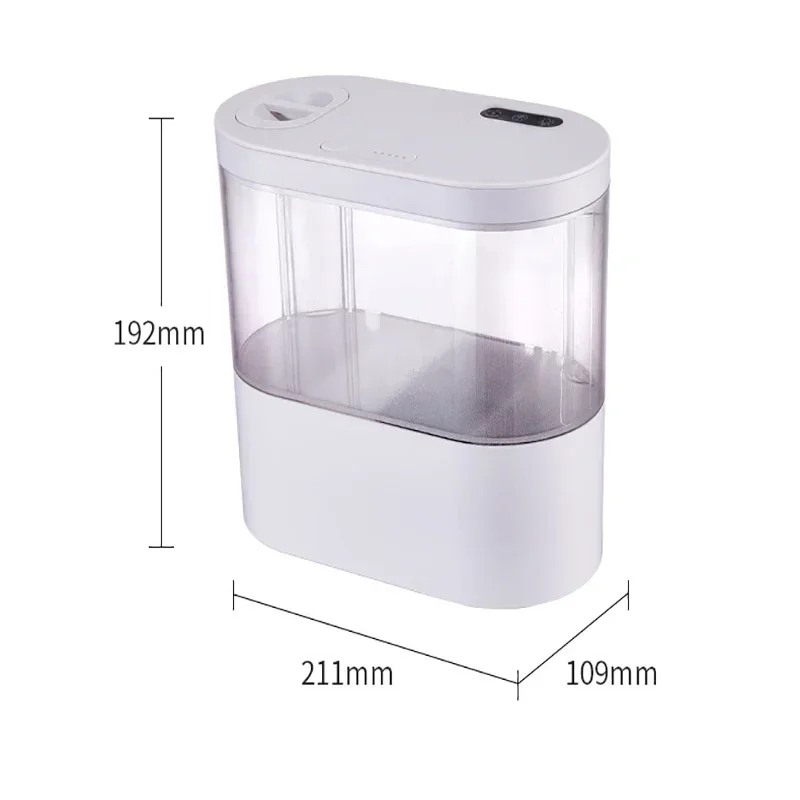 Desktop Creative Mini Aquarium Fish Tank with Biochemical Filtration System LED Light Betta Fish Ecological Water Cycle