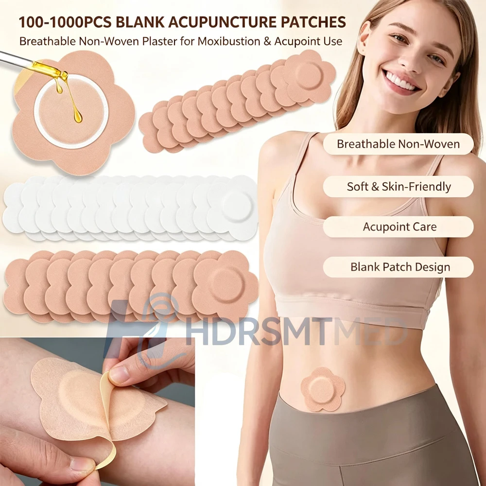 100-1000PCS Disposable Castor Oil Pack Self-Adhesive Navel Sticker Seepage Resistant Belly Protector for Healing Acupressure