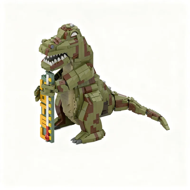 2268 Piezas MOC Modelo Creativo Dinky T Captain Fallout New Vegas, Bloques de Construcción DIY, Set de Regalo para el Hogar