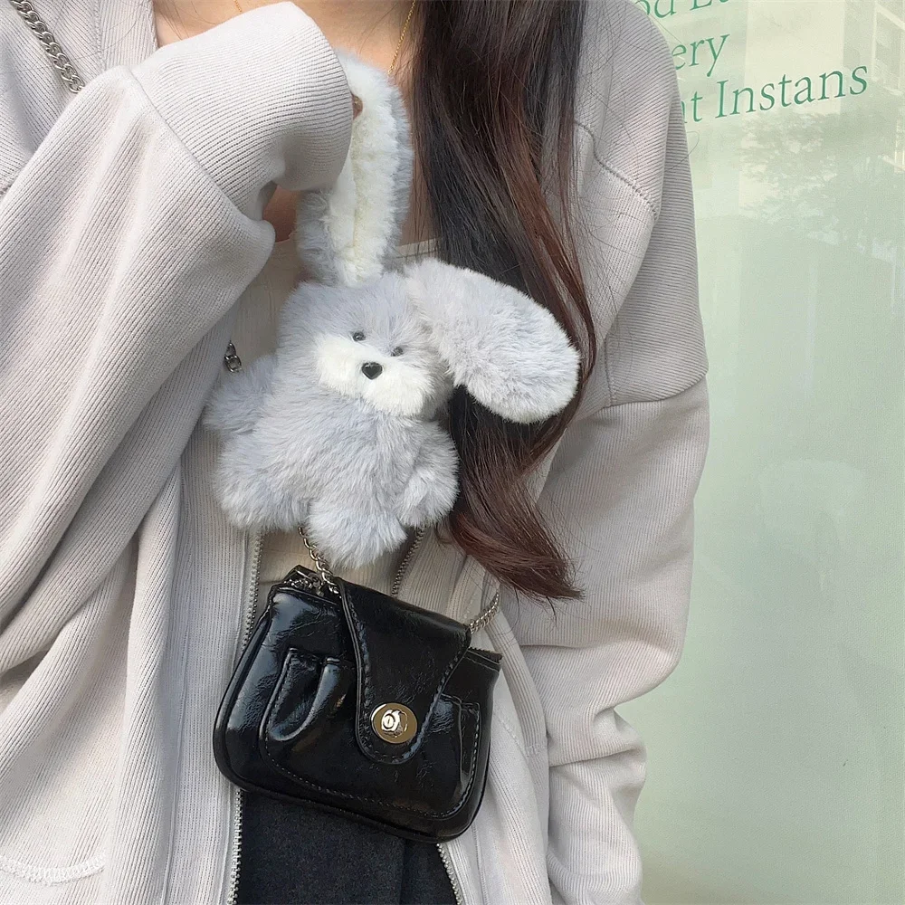 

Cute Plush Ears Rabbit Earphone Case for Apple AirPods 1 2 3 Pro Air Pods Pro2 Soft Furry Wireless Charging Box Headset Covers