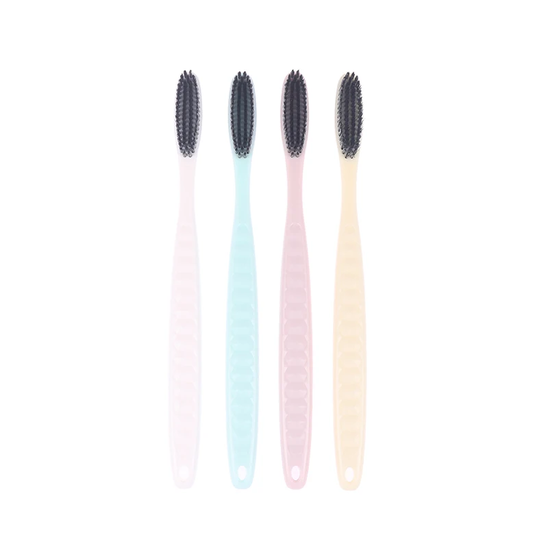 فرشاة أسنان يابانية وكورية كبيرة للبالغين ، رأس طويل ناعم ، أسنان مريحة ، فرشاة تنظيف فموي فائقة ، 4 * *