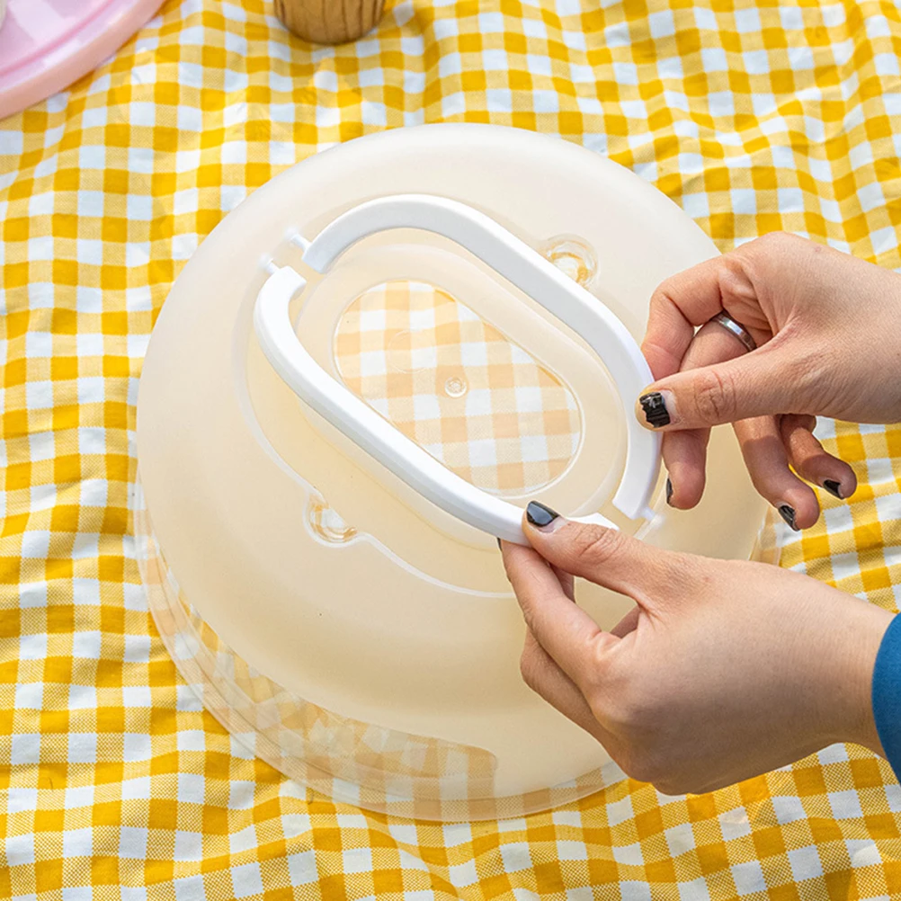 

Cake Carrier Box Portable Handheld Waterproof Protective Lid Baking Storage Case for Birthday Wedding Party Dessert Cake Display