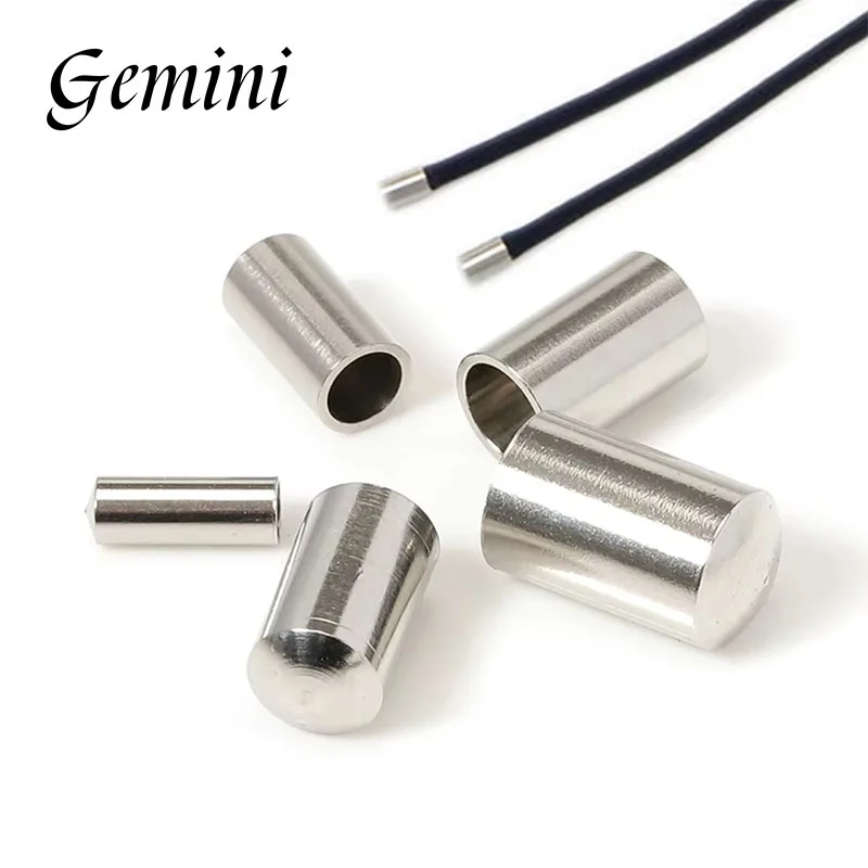 

100Pcs Gold Color Stainless Steel End Caps Crimp Clasps 2-10mm Cord tip for laces Leather Cord for Jewelry Making DIY Findings